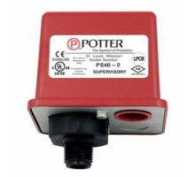 POTTER ELECTRIC 1340404 PS40-2   Pressure Actuated Switch, High/Low Pressure, 1/2