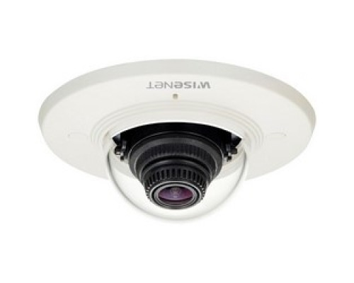 HANWHA VISION  XND-6011F               2MP flush mount dome camera 60fps, 2.8mm fixed lens, H.265/H.264