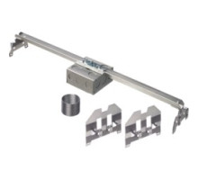 ARLINGTON INDUSTRIES  FS427SCL      Steel fixtured box kit for suspended ceilings. With adjustable mounting bar. Preset for 24 in. Grid. Supports up to 50lb fixtures. 1-1/2 inch box depth, 30 cu. in. 4 in. square box.