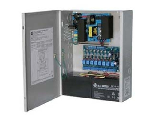 ALTRONIX  AL1024ULACM      Access Power Controller w/ Power Supply/Charger, 8 Fused Relay Outputs, 24VDC @ 10A, FAI, 115VAC, BC400 Enclosure