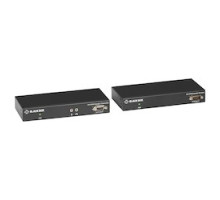 BLACK BOX NETWORK SERVICES  KVXLCF-100      KVM Extender over Fiber - Single-Head, DVI-I, USB 2.0, Serial, Audio, Local Video