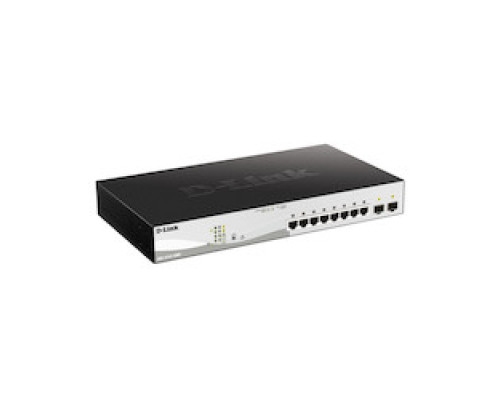 D-LINK SYSTEMS INC  DGS-1210-10MP      Smart Managed 10-Port Gigabit PoE Switch