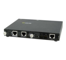 PERLE SYSTEMS 05070424   Managed Fast Ethernet Media Converter, 100BASE-TX RJ-45 100 m/328 ft, To 100BASE-ZX 1550nm Single-mode SC 120 km/74.6 Miles, USA Power Cord