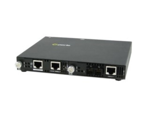 PERLE SYSTEMS 05070424   Managed Fast Ethernet Media Converter, 100BASE-TX RJ-45 100 m/328 ft, To 100BASE-ZX 1550nm Single-mode SC 120 km/74.6 Miles, USA Power Cord