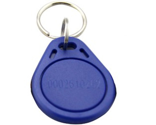 ZKTECO PROX-KEY-FOB   HID 125 kHz compatible fobs MOQ 100 pcs