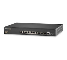 SIGNAMAX  FO-SC30050      C-300 8 Port Gigabit PoE+ Managed Switch with 2 SFP Ports