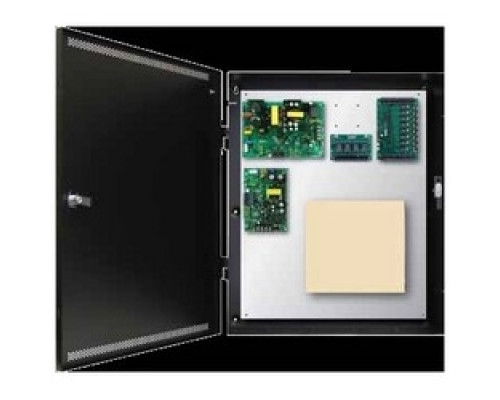 LIFESAFETY POWER  FPO75/150-C8D8E4A      Integrated AMAG Power System, 6 Ampere 12 Volt DC/3 Ampere 24 Volt DC, 75/150 Watt, 8-Door, 8-Lock, 8 Auxiliary, 20