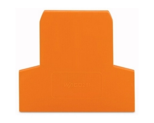 WAGO CORPORATION  281-309      TERMINAL END PLATE ORANGE 2.5MM/0.098