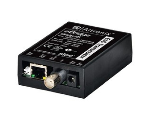 ALTRONIX  EBRIDGE1CT      EoC Single Port Transceiver, 25Mbps, silmultaneous composite video, 12/24VDC or 16/24VAC, Requires Compatible Receiver