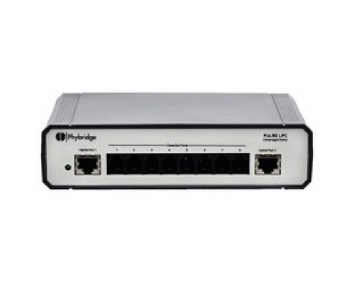 NVT PHYBRIDGE  NV-PL-08      8-port Long Reach Poe Unmanaged Switch. Single-pair UTP To IP