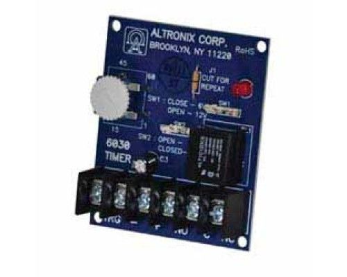 ALTRONIX  6030      Timer, Multi-Purpose, 6/12VDC 1 Second to 60 Minutes, Board