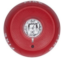 SYSTEM SENSOR  SCRL               Fire Protection Horn Strobe, 2-Wire, Ceiling Mount, 8 to 17.5/16 to 33 Volt, 18 to 12 AWG, 6.8