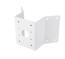 HANWHA VISION  SBP-300KMW1               Corner Mount Adapter Accessory, Use With SBP-300WMW1, White Color, Made Of Aluminum