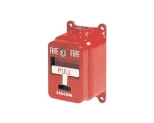 SIGNAL COMMUNICATIONS CORPORAT  SGX-32SK1-SC      Explosion Proof Pull Station, Manual, Dual Action, DPDT, 1 Ampere at 30 Volt DC, 10 Ampere at 120 Volt AC