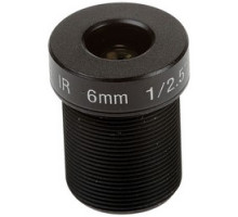 AXIS COMMUNICATIONS  5504-961      Network Camera Lens, Megapixel, Fixed Iris, M12 Mount, F1.6 6 MM Focal Length, 52 Degree View, 0.5