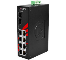 ANTAIRA TECHNOLOGIES LLC  LNX-1002G-10G-SFP      10-Port Industrial 10-Gigabit Unmangaed Ethernet Switch, w/8 10/100/1000TX + 2 10G SFP Slots