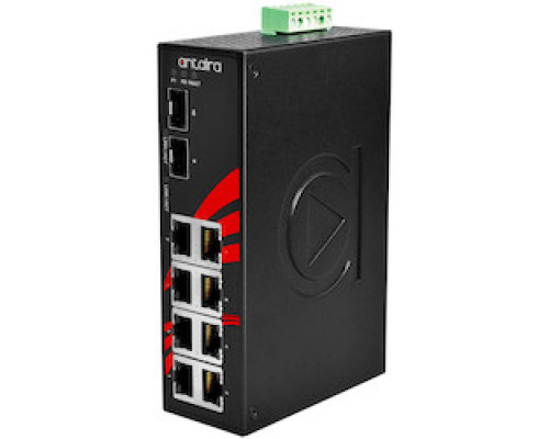 ANTAIRA TECHNOLOGIES LLC  LNX-1002G-10G-SFP      10-Port Industrial 10-Gigabit Unmangaed Ethernet Switch, w/8 10/100/1000TX + 2 10G SFP Slots