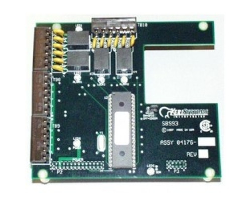 KERI SYSTEMS  SB-593      Satellite Expansion Board, 8 Input, 4-Output, 12 VDC, 125 Milliampere, For PXL-500 Tiger Controller