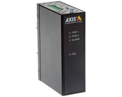 AXIS COMMUNICATIONS  01154-001  T8144              Network Camera Midspan, Industrial, 1-Port, Wall/DIN-Rail Mount, 20 to 60 Volt DC 72 Watt Input, 55 Volt DC 60 Watt Output, 3.1