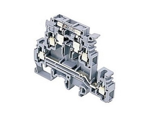 TE-ENERGY  011564622      Beige, fuse holder terminal blocks, double-deck for 5 x 20 and 5 x 25 mm fuses with 8 mm spacing, 26 Amp rated UL current that accepts 12 AWG UL wire
