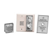 EDWARDS SIGNALING  7005-G5               Hotel Room Annunciator Kit, 50 Candela, 120/24 Volt AC Primary/Secondary, 0.175 Ampere, 50/60 Hertz, Clear, With 6536-G5 Horn/Strobe, 592 Transformer, 620 Pushbutton