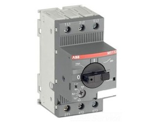ABB  MS132-0.16      MANUAL MOTOR PROTECTOR 3P/MS132/3POLES/0.16AMPS 0.1-0.16 FLA ADJ RGE