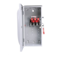 SIEMENS  US2:HNF363R      Safety Switch, Non-Fusible, Single Throw, Heavy Duty, 480/600 Volt AC, 600 Volt DC, 100A, 100 HP at 3 Phase, 3 Pole, 304 Stainless Steel, NEMA 3R, For Outdoor