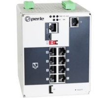 PERLE SYSTEMS  07016380      Industrial Managed PoE Switch, 9 x 10/100/1000Base-T Base-T RJ-45 Ports, 8 of which are PoE/PoE+ capable. -40 To 75C Operating Temperature, PRO Software Feature Set