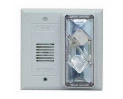 EDWARDS SIGNALING  7007B-N5               HORN/STROBE CALL FOR     ASSISTANCE,120VAC 50/60HZ,  0.115A,CLEAR