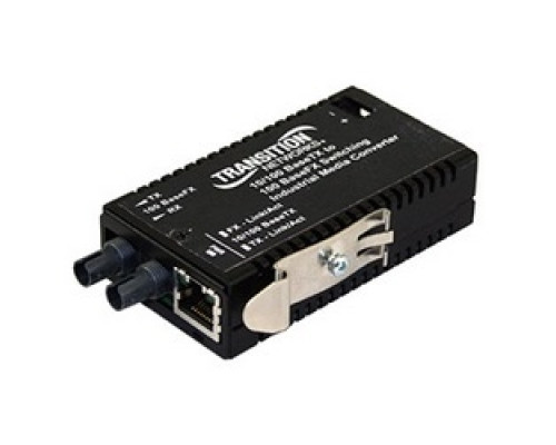 LANTRONIX M/E-ISW-FX-01SC   Hardened Mini Fast Ethernet Media Converter 10/100BASE-TX RJ45 [100 m/328 ft.] to 100BASE-FX 1310 nm Multimode SC [2 km/1.2 mi.] Link Budget: 12.0 dB