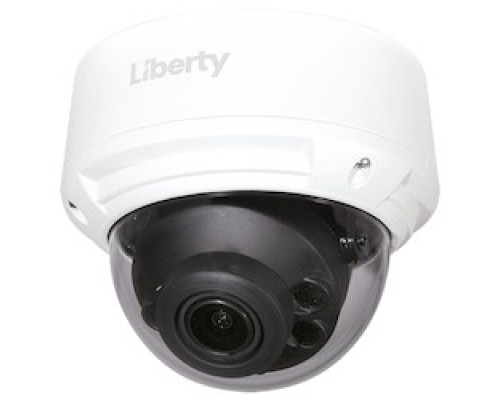 LIBERTY SECURITY  LA5VFDIR100               Liberty HD Analog VF Dome, 5MP, 2.7-13.5mm, 100’ IR 12VDC IP66 - White