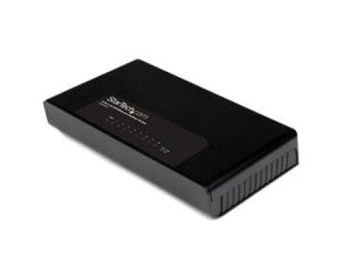 STARTECH.COM LTD  DS81072      Ethernet Switch, Wall Mount, 8-Port, 100 Mbps, RJ45 Female Connector, 240 Volt AC Input, 5 Volt DC 0.6 Ampere Output, 5.5