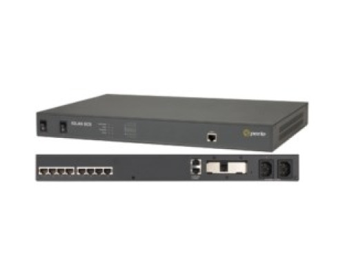 PERLE SYSTEMS  04031514      Secure Console Server, 8 x RJ45 RS232 Ports With Cisco pinout, Dual AC power, EIA232 Interface, Dual 10/100/1000Base-T Ethernet, integrated V.92 modem, advanced data encryption, User Authentication And Event Management