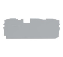 WAGO CORPORATION  2010-1391      End And Intermediate Plate, 1 mm Thick, Gray
