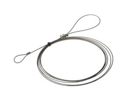 AXIS COMMUNICATIONS  5801-971               Camera Safety Wire, Long, 3 Meter Length, Stainless Steel, With Fixed/Adjustable Loop, For PTZ/Fixed Dome Camera, 5 each per Pack