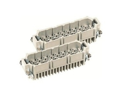 HARTING  09210643001  9210643001      Han D Male Insert: Han D 64 Position M Insert Crimp