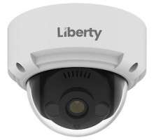 LIBERTY SECURITY  L3IP4DS4               Liberty L3 IP Dome, 4MP 4mm 100’ IR WDR PoE SD IP67 - White