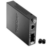 TRENDNET  TFC-110MST      Fiber Converter, Multimode, ST, 1518 Byte Ethernet, CSMA/CD, 5 Volt DC, 1 Ampere, 1.8 Watt, 4.7