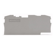 WAGO CORPORATION  2006-1391      End And Intermediate Plate, 1 mm Thick, Gray