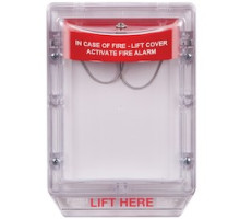 SAFETY TECHNOLOGY INTL STI-1100   Stopper II, Flush Mount with Sounder, Fire Label, Internal dimensions 140mm 7