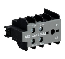 ABB  CAF6-02M  GJL1201330R0011      AUXILIARY CONTACT BLOCKS, 2 NOFOR FROUNT MOUNTING WITH SCREWTERMINALS