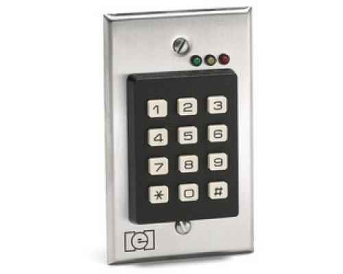 LINEAR CORPORATION  0-211111  212I      Door Access Control Keypad, 1-Door, Flush Mount, 120 User, Indoor, 12 to 24 Volt AC/DC, 94 Milliampere, 2.75