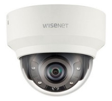 HANWHA VISION  XND-8020R               5MP IR Indoor Vandal Dome 30fps, 3.7mm fixed lens. H.265 /H.264 120dB WDR