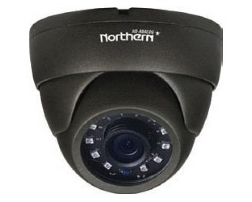 NORTHERN VIDEO  HDDWMIR               Outdoor IR Eyeball Camera, Day/Night, Full HD, TVI/CVI/AHD/960H, 1920 x 1080 Resolution, IP66, 60’ IR Range, 2.8mm MM Fixed Focal Lens, 12 Volt DC, Aluminum, Gray