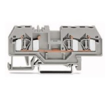WAGO CORPORATION  281-681      3-conductor Through Terminal Block; 4 mm2; Center Marking; For Din-rail 35 X 15 And 35 X 7.5; CAGE CLAMP