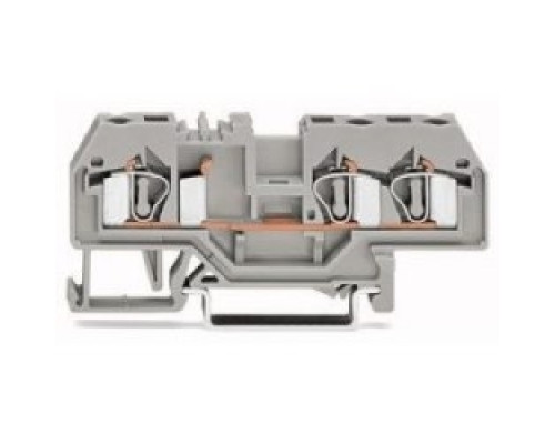WAGO CORPORATION  281-681      3-conductor Through Terminal Block; 4 mm2; Center Marking; For Din-rail 35 X 15 And 35 X 7.5; CAGE CLAMP