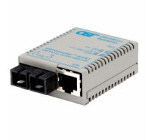 OMNITRON SYSTEMS TECHNOLOGY 1602-0-1   miConverter S-series S/FXT; 10/100BTx RJ45 to 100BFx SC/MM 1.3/5 km , US Power
