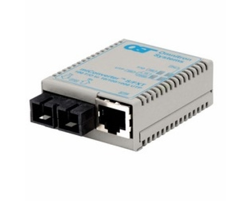 OMNITRON SYSTEMS TECHNOLOGY 1602-0-1   miConverter S-series S/FXT; 10/100BTx RJ45 to 100BFx SC/MM 1.3/5 km , US Power