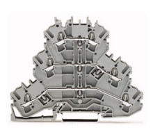 WAGO CORPORATION  2002-3201      Triple-deck Terminal Block; Through/through/through Terminal Block; L/L/L; Without Marker Carrier; Suitable For Ex E II Applications; For Din-rail 35 X 15 And 35 X 7.5; 2.5 mm2; Push-in CAGE CLAMP