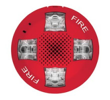 KIDDE COMMERCIAL  EGCAVRF               CLG Horn/Strobe, Red, Fire